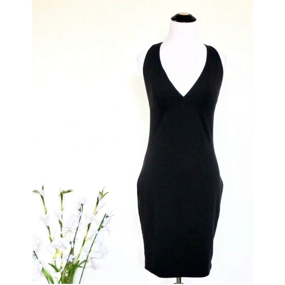 NEW! Victoria's Secret Tank Dress Built in Bra Black SZ S - Picture 3 of 7